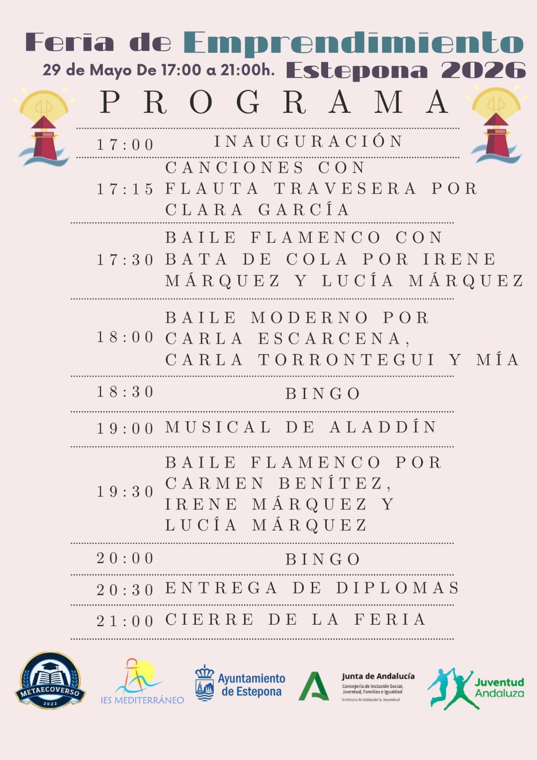 Cartel de actuaciones Metaecoverso 2026
